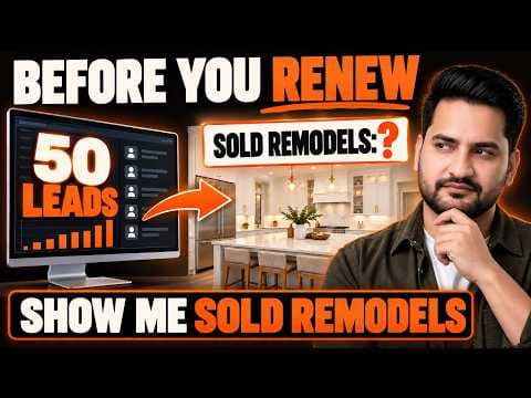 Before You Renew Your Marketing Agency: 7 Numbers Every Remodeler Must See (2026)