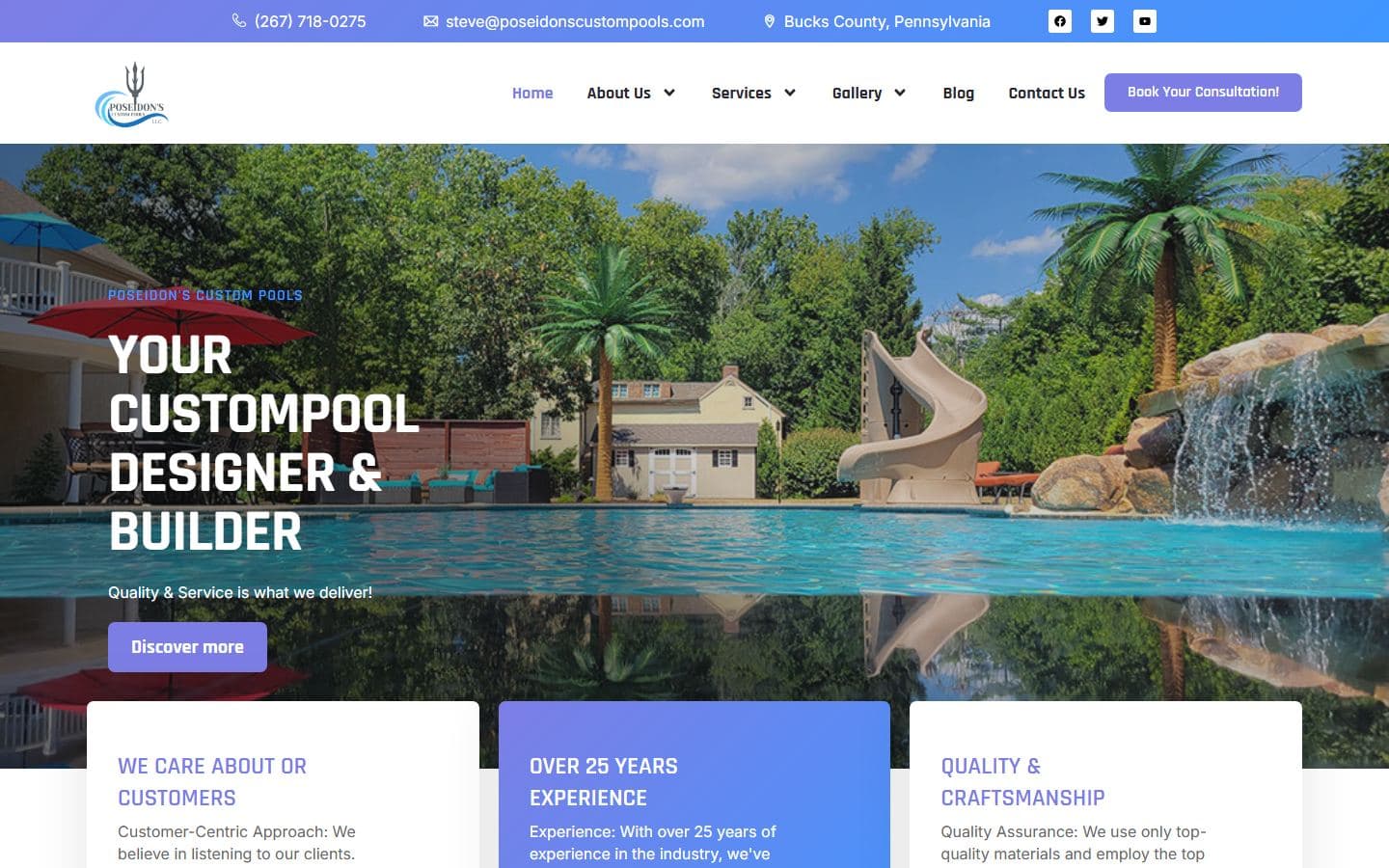 Poseidon's Custom Pools